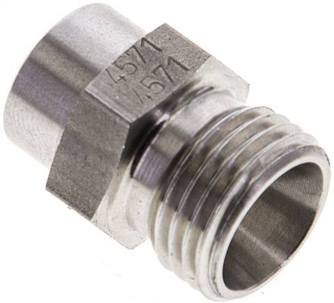 Partbase XAS 10 L ES Gerade Anschweißverschraubung 10 L (M16x1,5), ohne Mutter & Schneidring, 1.4571