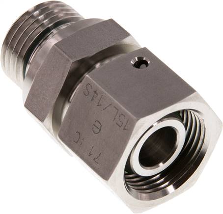 Partbase EGE 15 LR ES Einstellb. Schneidringverschr. G 1/2"-15 L, 1.4571