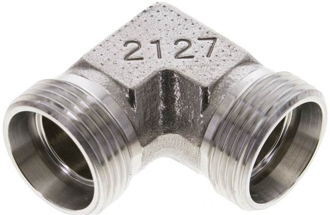 Partbase XW 22 L ES Winkel-Schneidringverschraubung 22 L (M30x2), ohne Mutter & Schneidring, 1.4571