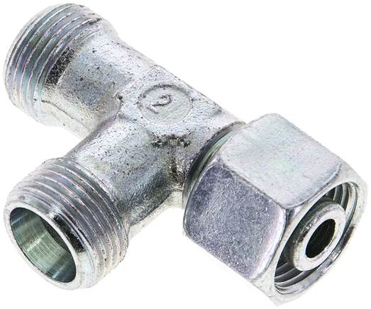 Partbase XEVL 12 S Einstellb. L-Schneidringverschraubung 12 S (M20x1,5), ohne Mutter & Schneidring, Stahl verzinkt