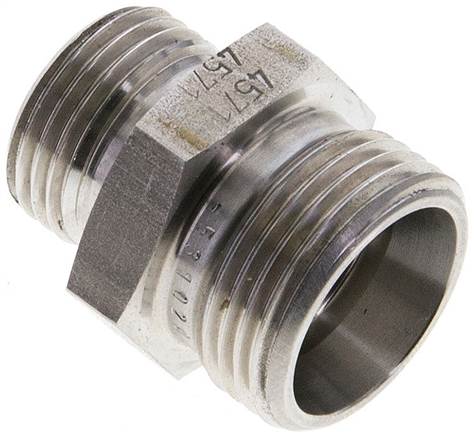 Partbase XGR 15/12 L ES Reduzierverschraubung 15 L (M22x1,5)-12 L (M18x1,5), ohne Mutter & Schneidring, 1.4571