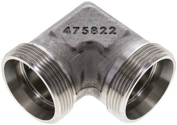 Partbase XW 35 L ES Winkel-Schneidringverschraubung 35 L (M45x2), ohne Mutter & Schneidring, 1.4571