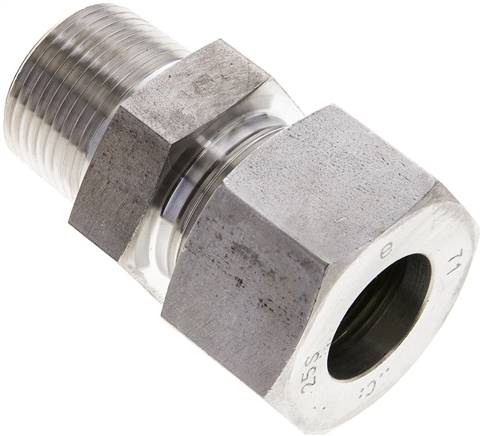 Partbase GE 25 SR ES NPT Gerade Schneidringverschr. NPT 1"-25 S (M36x2), 1.4571