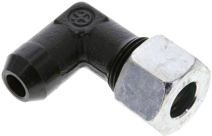 Partbase WAS 12 S Winkel-Anschweißverschraubung 12 S (M20x1,5), Stahl phosphatiert