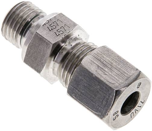Partbase GE 8 SM ES ED Gerade Schneidringverschr. M 14x1,5-8 S (M16x1,5), 1.4571