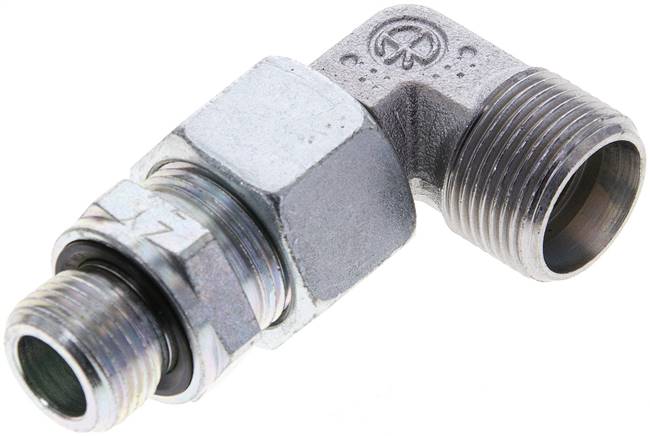 Partbase XEW 15 LM Einstellb. Winkel-Schneidringverschr. M 18x1,5-15 L (M22x1,5), ohne Mutter & Schneidring, Stahl ve