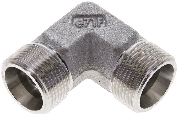 Partbase XW 16 S ES Winkel-Schneidringverschraubung 16 S (M24x1,5), ohne Mutter & Schneidring, 1.4571