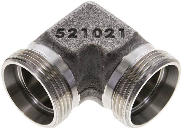 Partbase XW 28 L ES Winkel-Schneidringverschraubung 28 L (M36x2), ohne Mutter & Schneidring, 1.4571