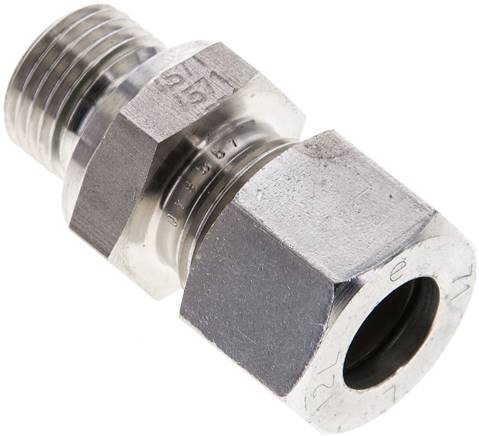 Partbase GE 12 LM ES ED Gerade Schneidringverschr. M 16x1,5-12 L (M18x1,5), 1.4571