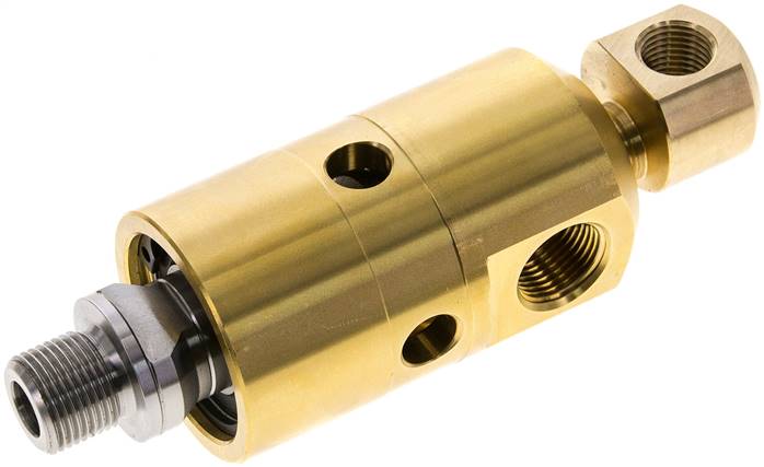 Partbase DGHRST 38 Drehdurchführ. G 3/8"-G 1/4", Welle-Rohr G 3/8"-9mm