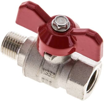 Partbase KH 14 B IA E-KN Messing-Kugelhahn, Eco-Line, R 1/4" / Rp 1/4", 0 - 25bar