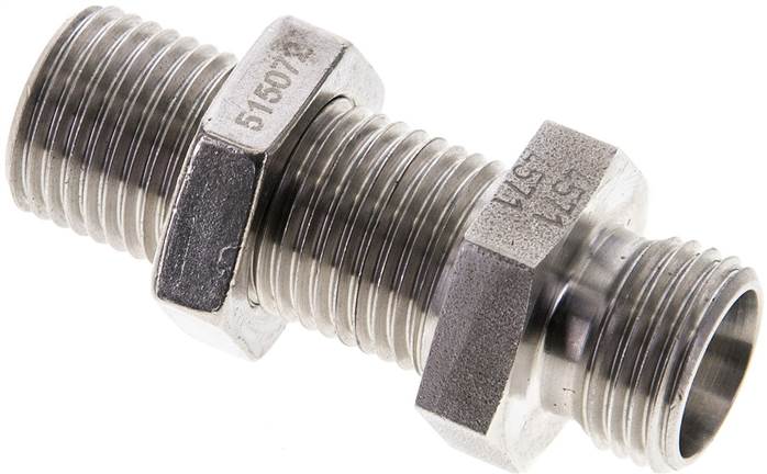 Partbase XSV 10 L ES Schott-Schneidringverschraubung 10 L (M16x1,5), ohne Mutter & Schneidring, 1.4571