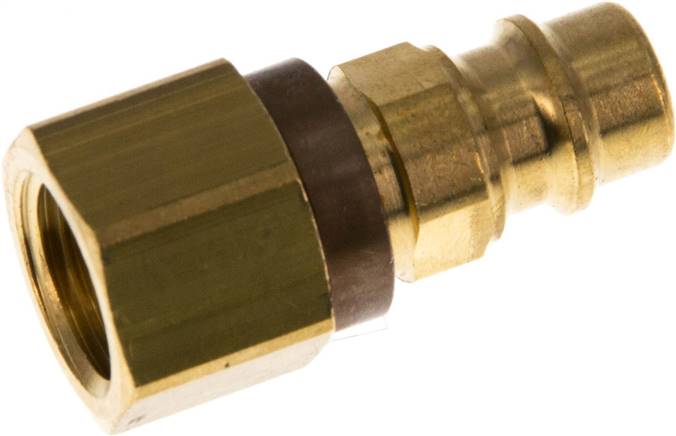 Partbase KSGI 14 NW7-BRC Kupplungsstecker (NW7,2) G 1/4"(IG), braun, Dreieck 12,5 mm