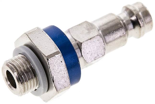 Partbase KSG 18 NW5 MSV-BLC Kupplungsstecker (NW5) G 1/8"(AG), blau, Sechseck SW10