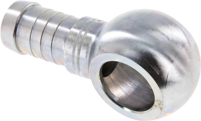 Partbase 881 2000 Schlauchnippel 26mm Ring, 21 - 22mm, Stahl verzinkt
