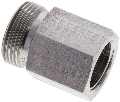 Partbase XGAI 18 LR ES Aufschraub-Schneidringverschr. G 1/2"-18 L (M26x1,5), ohne Mutter & Schneidring, 1.4571