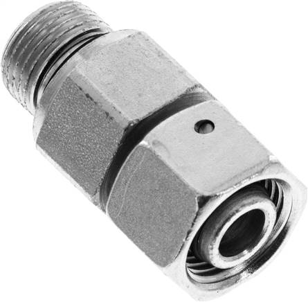 Partbase EGE 12 LR Einstellb. Schneidringverschr. G 3/8"-12 L, Stahl verzinkt