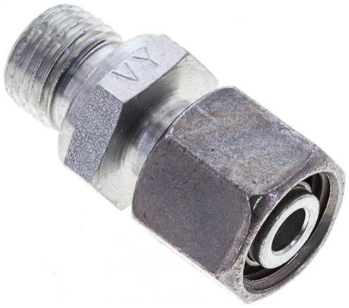 Partbase EVGE 10 LM Einstellb. Schneidringverschr. M 14x1,5-10 L, Stahl verzinkt