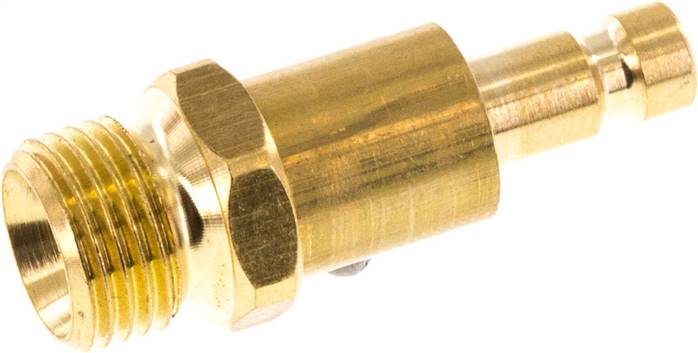 Partbase KSG 18 NW2,7 BA Kupplungsstecker (NW2,7) G 1/8"(AG), Messing
