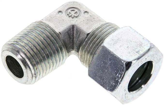 Partbase WE 15 LR NPT Winkel-Schneidringverschraub. NPT 1/2"-15 L (M22x1,5), Stahl verzinkt