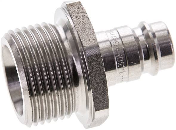 Partbase KSG 34 NW10 ES Kupplungsstecker (NW10) G 3/4"(AG), Edelstahl