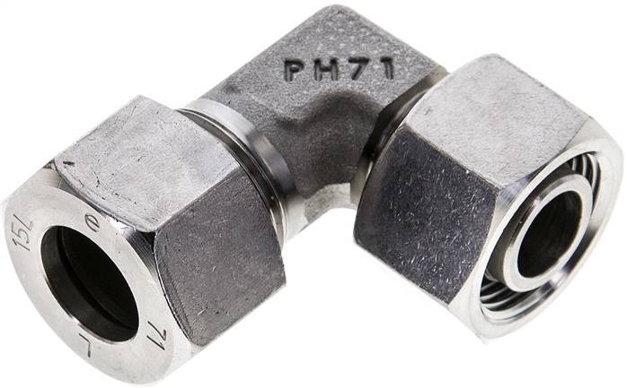 Partbase EVW 15 L ES Einstellb. Winkel-Schneidringverschr. 15 L (M22x1,5), 1.4571
