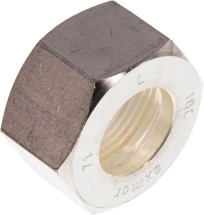 Partbase M 18 L NC Überwurfmutter f. Schneidringverschr. 18 L (M26x1,5), Klemmring 1.4571 (NC)