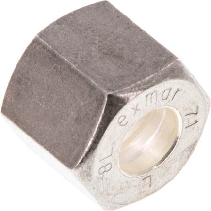 Partbase M 8 L NC Überwurfmutter f. Schneidringverschr. 8 L (M14x1,5), Klemmring 1.4571 (NC)
