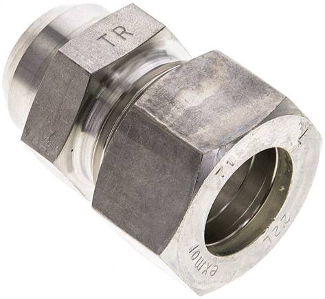 Partbase AS 22 L NC Gerade Anschweißverschraubung 22 L (M30x2), Klemmring 1.4571 (NC)