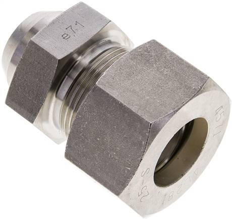 Partbase AS 25 S NC Gerade Anschweißverschraubung 25 S (M36x2), Klemmring 1.4571 (NC)