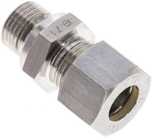 Partbase GE 12 LM NC ED Gerade Schneidringverschr. M 16x1,5-12 L (M18x1,5), Klemmring 1.4571 (NC)