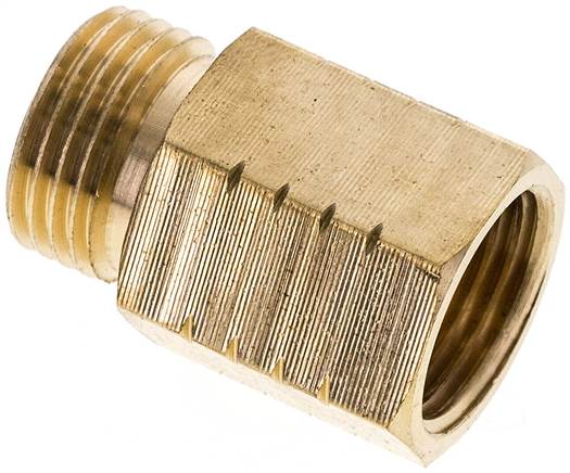 Partbase RN 12G12NPT MS Reduziernippel G 1/2"(AG)-NPT 1/2"(IG), Messing