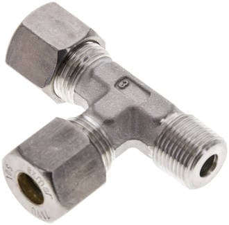 Partbase LE 10 SR NC LE-Schneidringverschraubung R 3/8"-10 S (M18x1,5), Klemmring 1.4571 (NC)