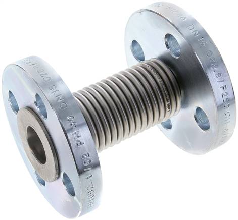 Partbase KOMFL 15 ES Kompensator, DN15-PN16 (EN), Edelstahl