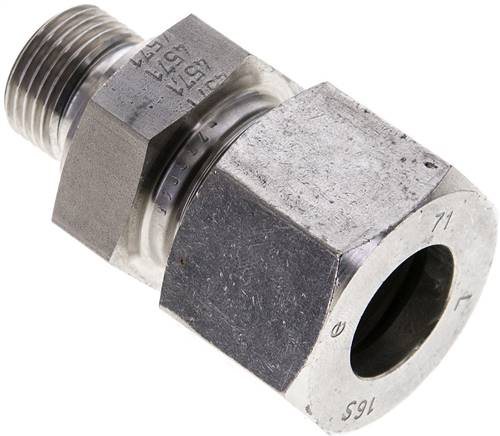 Partbase GE 16 SR 3/8 ES ED Gerade Schneidringverschr. G 3/8"-16 S (M24x1,5), 1.4571