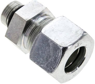 Partbase GE 20 S 3/4 UNF Gerade Schneidringverschr. UNF 3/4"-16-20 S (M30x2), Stahl verzinkt