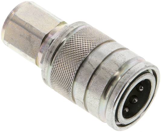 Partbase 410827.2 T Steckkupplung ISO7241-1A, Muffe Baugr.2T, G 3/8"(IG)