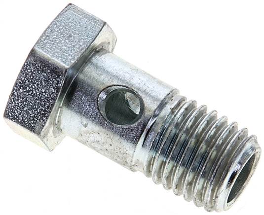 Partbase 891 0600 Hohlschraube 1-fach, M 12x1,5, Stahl verzinkt