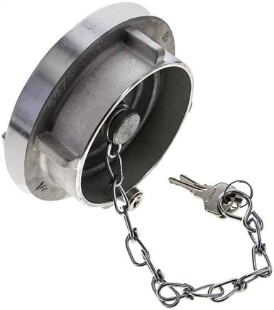 Partbase STKV 89 A KEY Storz-Blindkupplung 75-B (89mm), Aluminium (geschmiedet)