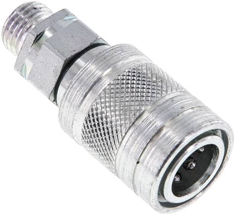 Partbase 430622.1 Steckkupplung ISO7241-1A, Muffe Baugr.1, 8 L (M14x1,5)