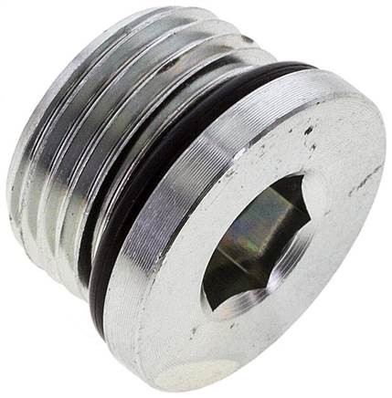 Partbase VSTI 7/8 UNF HD-Verschlussstopfen Innenskt. UNF 7/8"-14, Stahl verzinkt