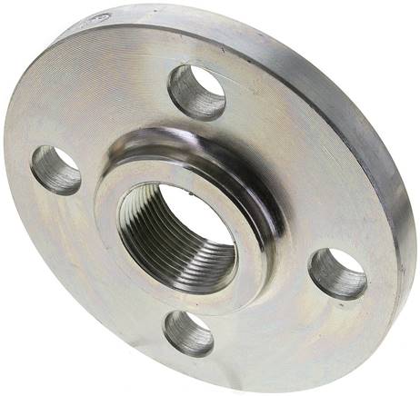 Partbase FL 32 G ST-40 Gewindeflansch DN32-PN40 (DIN/EN), Rp 1-1/4", DIN 2567 & EN 1092-1 (Typ 13), Stahl verzinkt
