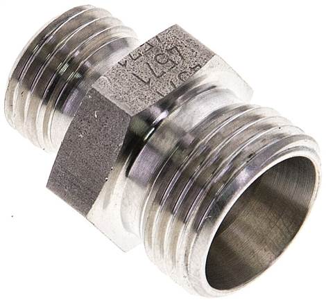 Partbase XGR 12/8 L ES Reduzierverschraubung 12 L (M18x1,5)-8 L (M14x1,5), ohne Mutter & Schneidring, 1.4571