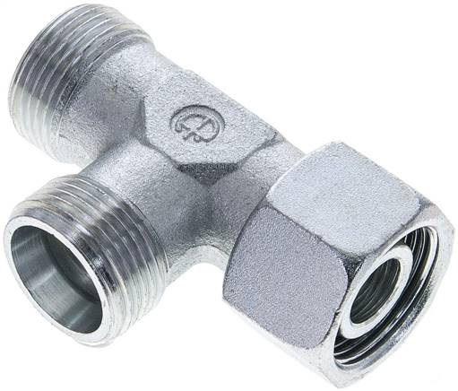 Partbase XEL 20 S Einstellb. L-Schneidringverschraubung 20 S (M30x2), ohne Mutter & Schneidring, Stahl verzinkt