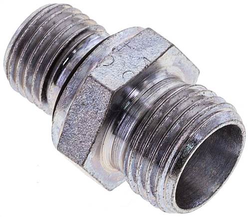 Partbase XGE 10 LR ED Gerade Schneidringverschr. G 1/4"-10 L (M16x1,5), ohne Mutter & Schneidring, Stahl verzinkt