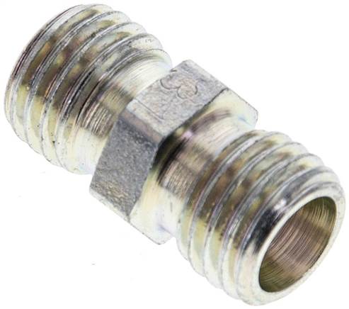 Partbase XG 6 L Gerade Schneidringverschraubung 6 L (M12x1,5), ohne Mutter & Schneidring, Stahl verzinkt