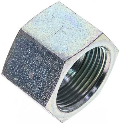 Partbase VK 15/16 JIC Verschlusskappe UN 1-5/16"-12 (JIC), Stahl verzinkt