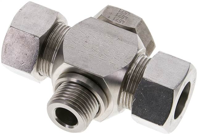 Partbase TH 18 LR ES T-Schwenkverschraubung G 1/2"-18 L (M26x1,5), 1.4571