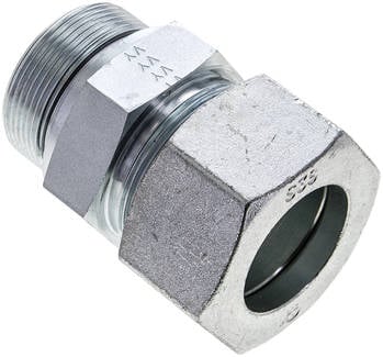 Partbase GE 38 SM ED Gerade Schneidringverschr. M 48x2-38 S (M52x2), Stahl verzinkt