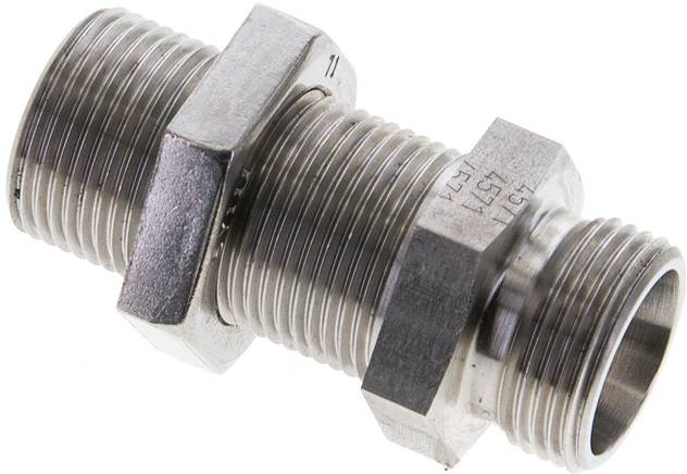 Partbase XSV 15 L ES Schott-Schneidringverschraubung 15 L (M22x1,5), ohne Mutter & Schneidring, 1.4571